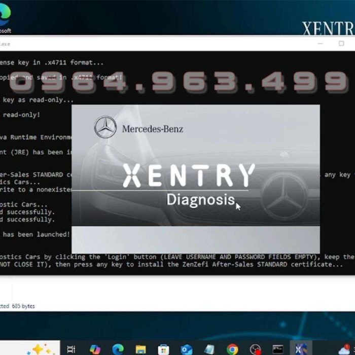 CÀI ĐẶT PHẨN MỀM CHUẨN ĐOÁN XENTRY J2534 CỦA MERCEDES TỪ A-Z